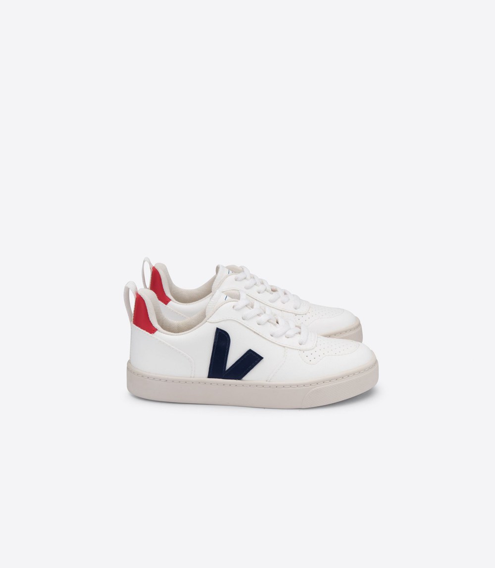 Tenis Veja Niños - V-10 Lace Cwl - Blancos - 869VSKCLP